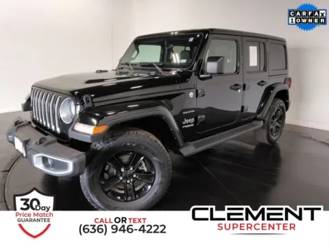 Black 2021 Jeep Wrangler Unlimited Sahara for sale in St. Charles, MO