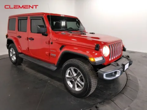 Another view of 2021 Jeep Wrangler Unlimited Sahara for sale in St. Charles, MO at Clement Supercenter