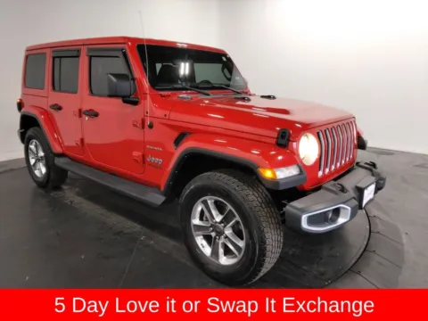 Another view of 2021 Jeep Wrangler Unlimited Sahara for sale in St. Charles, MO at Clement Supercenter