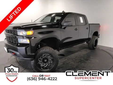 Black 2021 Chevrolet Silverado 1500 Custom Trail Boss for sale in St. Charles, MO