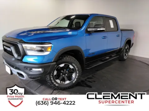 Blue 2022 Ram 1500 Rebel for sale in St. Charles, MO