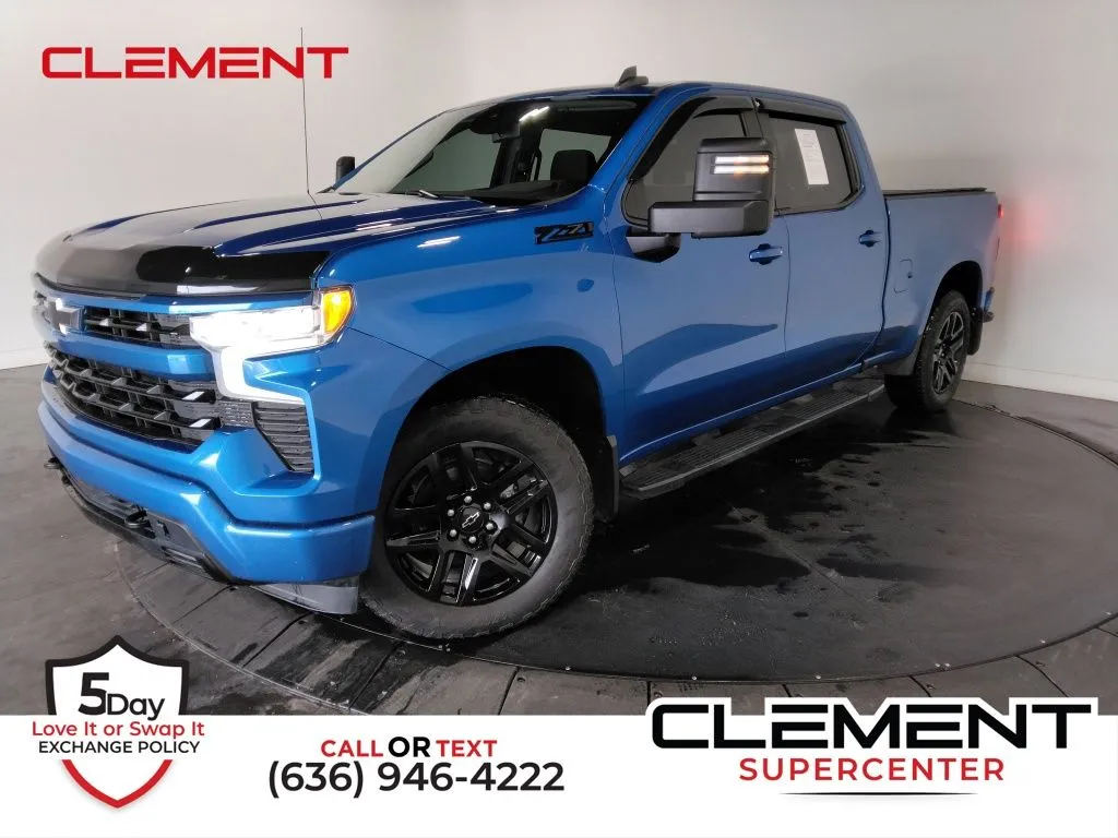 Blue 2023 Chevrolet Silverado 1500 RST for sale in St. Charles, MO