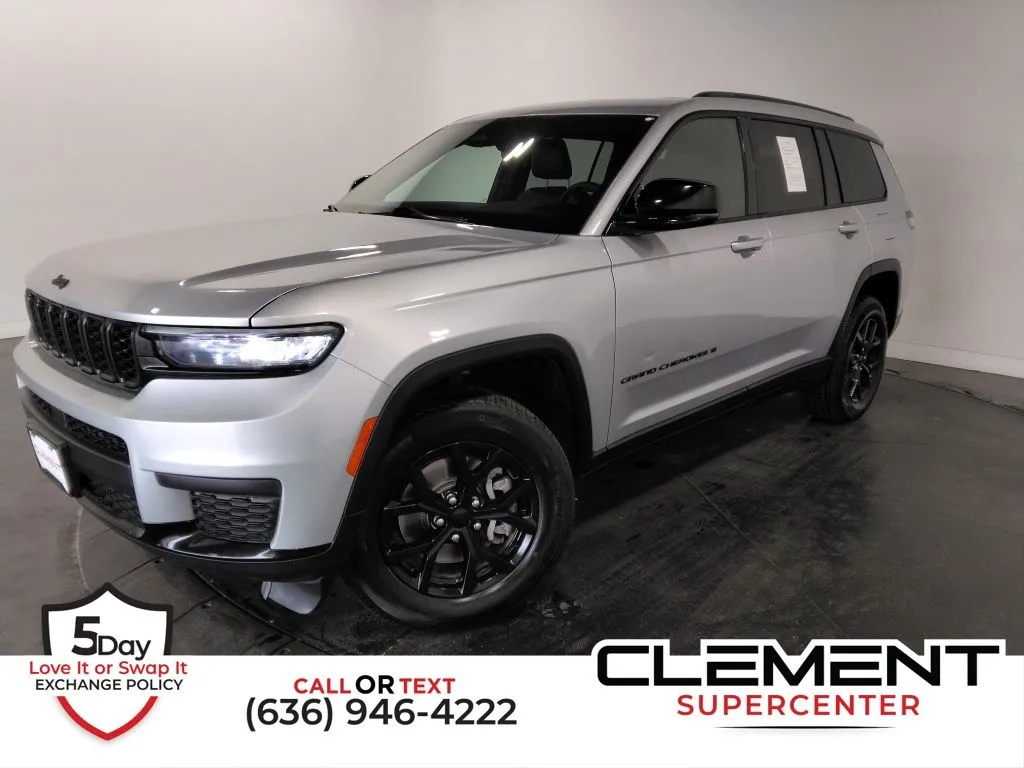 Silver 2024 Jeep Grand Cherokee L Altitude for sale in St. Charles, MO