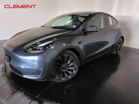 Blue 2022 Tesla Model Y Performance for sale in St. Charles, MO