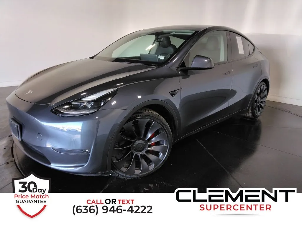 Silver 2022 Tesla Model Y Performance for sale in St. Charles, MO
