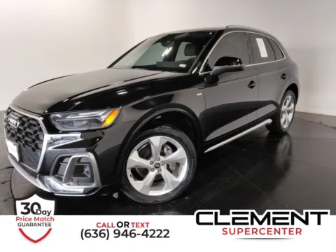 Blue 2022 Audi Q5 45 S line Premium for sale in St. Charles, MO