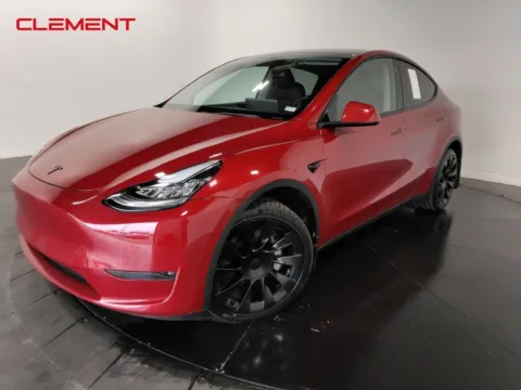 Red 2023 Tesla Model Y Long Range for sale in St. Charles, MO