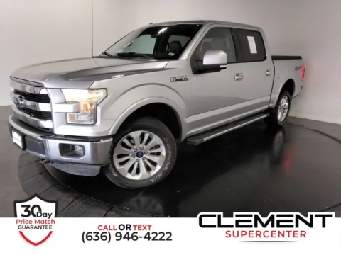 Silver 2016 Ford F-150 Lariat for sale in St. Charles, MO