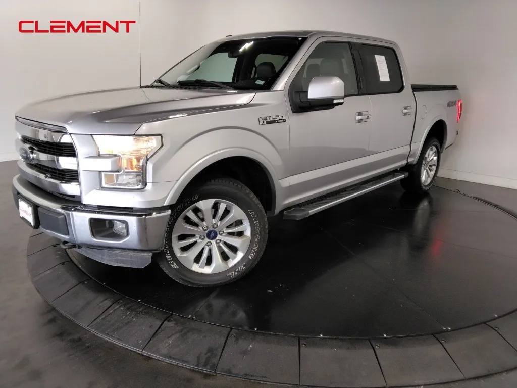 Silver 2016 Ford F-150 Lariat for sale in St. Charles, MO