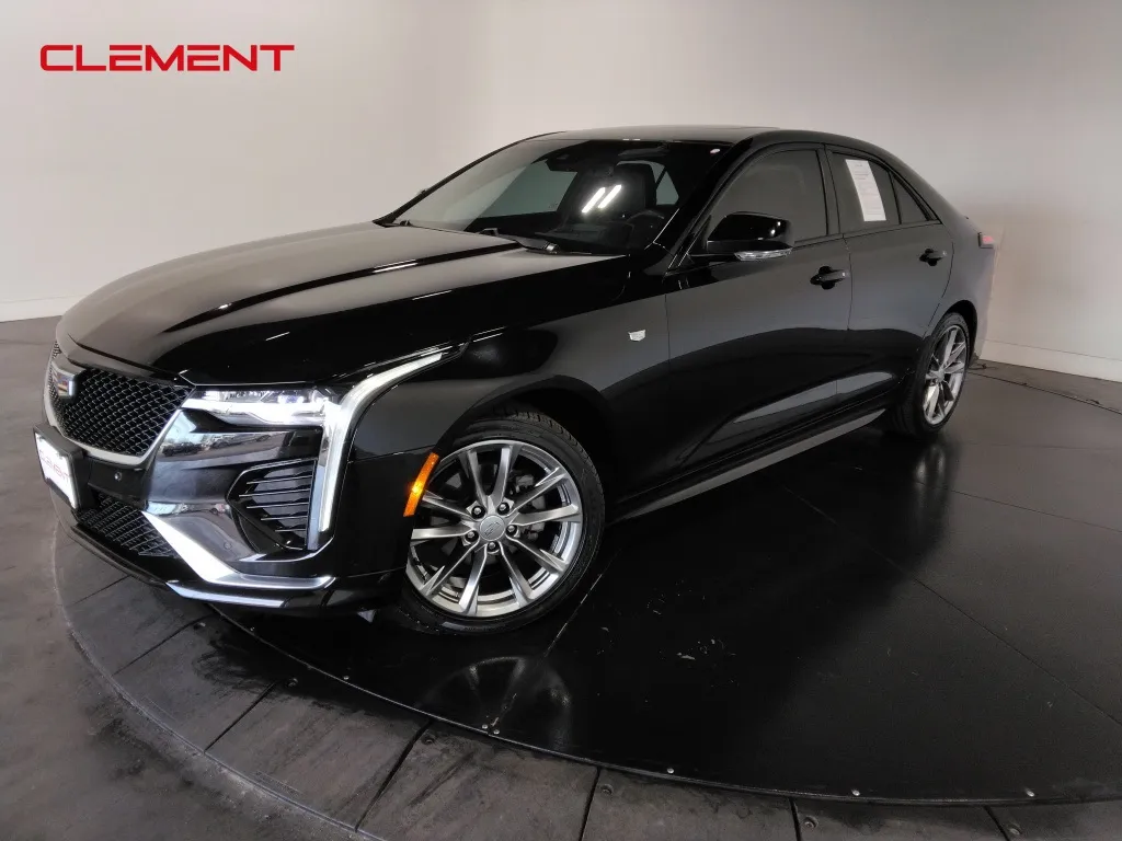 Black 2021 Cadillac CT4 for sale in St. Charles, MO