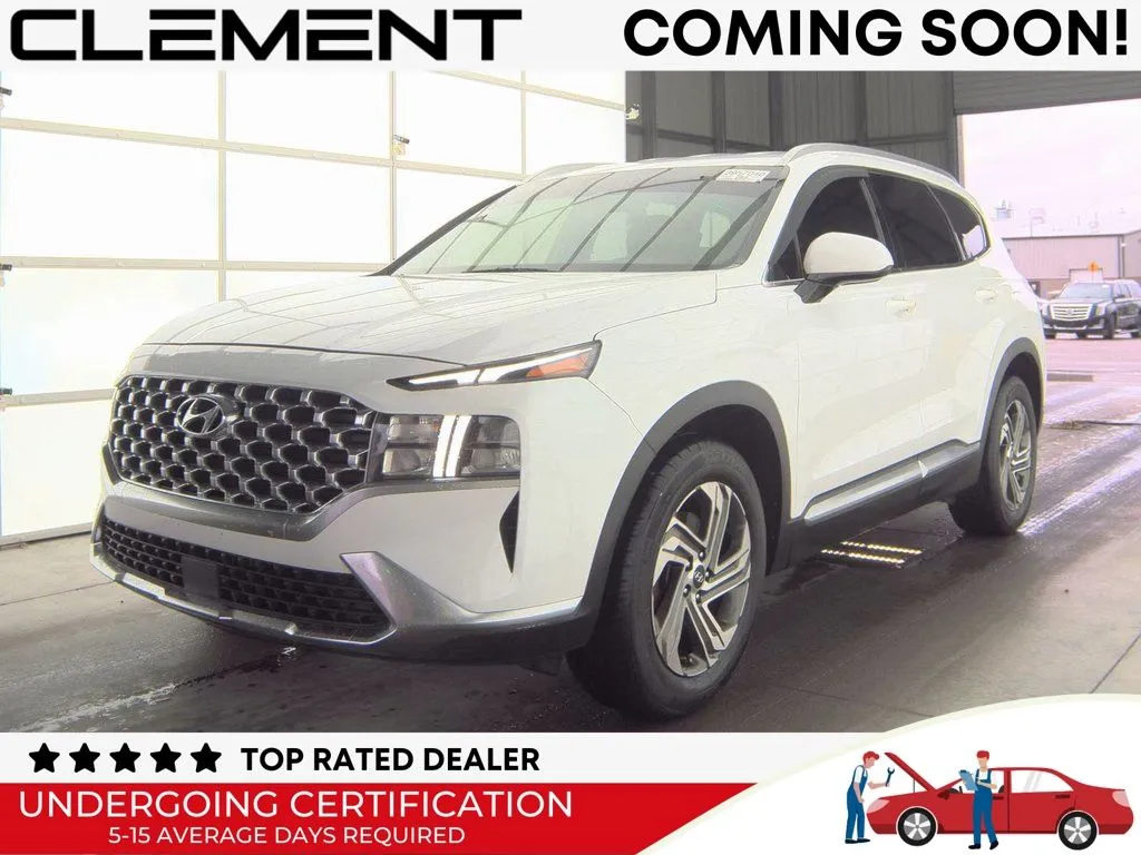 White 2022 Hyundai Santa Fe SEL for sale in St. Charles, MO