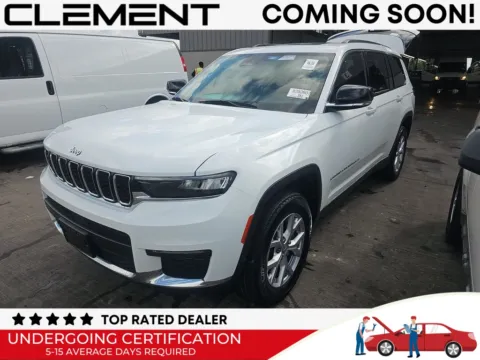 White 2021 Jeep Grand Cherokee L Limited for sale in St. Charles, MO