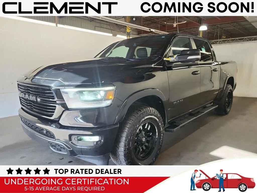 Black 2020 Ram 1500 Laramie for sale in St. Charles, MO
