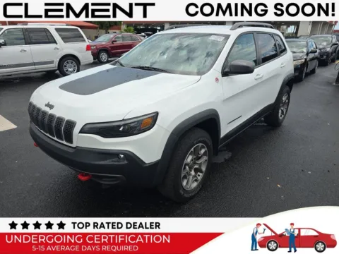 White 2021 Jeep Cherokee Trailhawk for sale in St. Charles, MO