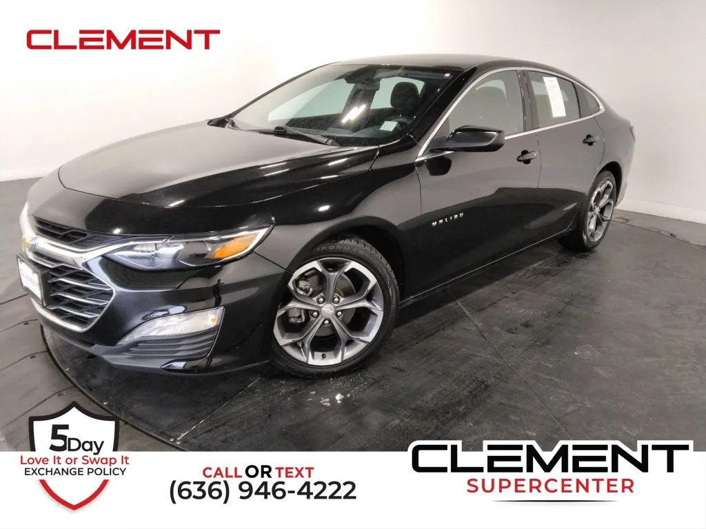 Black 2022 Chevrolet Malibu LT for sale in St. Charles, MO