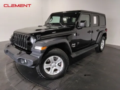 Black 2019 Jeep Wrangler Unlimited Sport for sale in St. Charles, MO