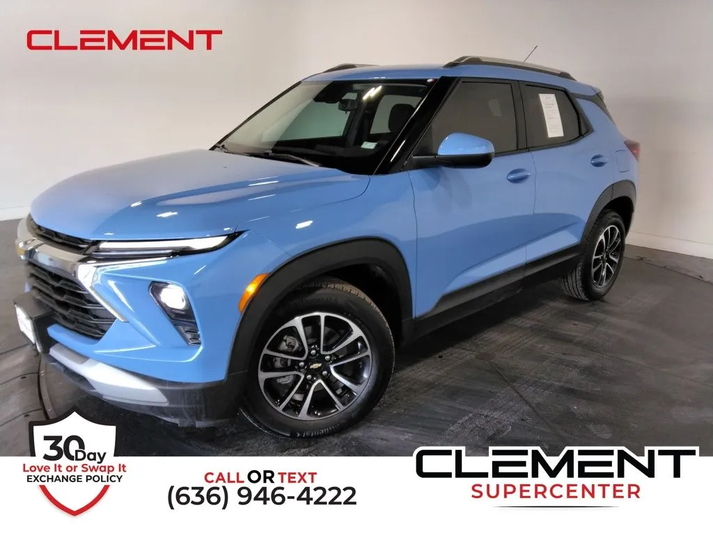 Blue 2024 Chevrolet TrailBlazer LT for sale in St. Charles, MO