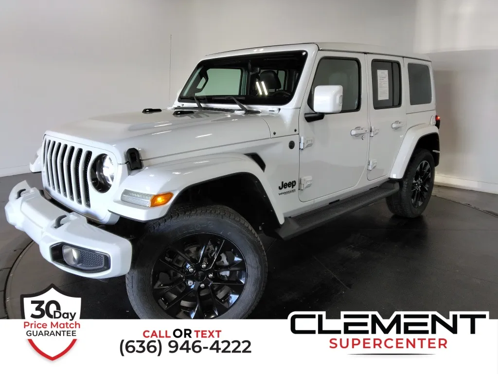 White 2022 Jeep Wrangler Unlimited Sahara High Altitude for sale in St. Charles, MO