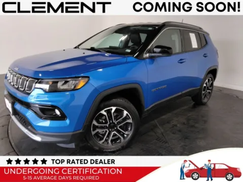 Blue 2022 Jeep Compass Limited for sale in St. Charles, MO