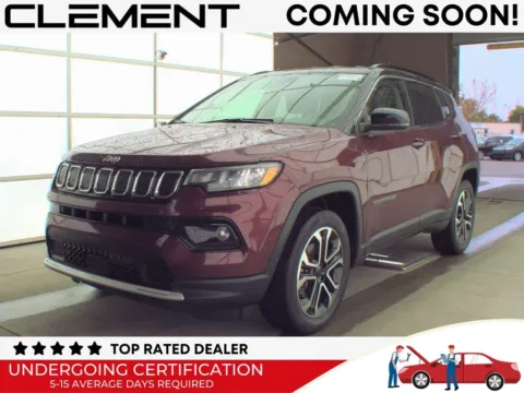 Red 2022 Jeep Compass Limited for sale in St. Charles, MO