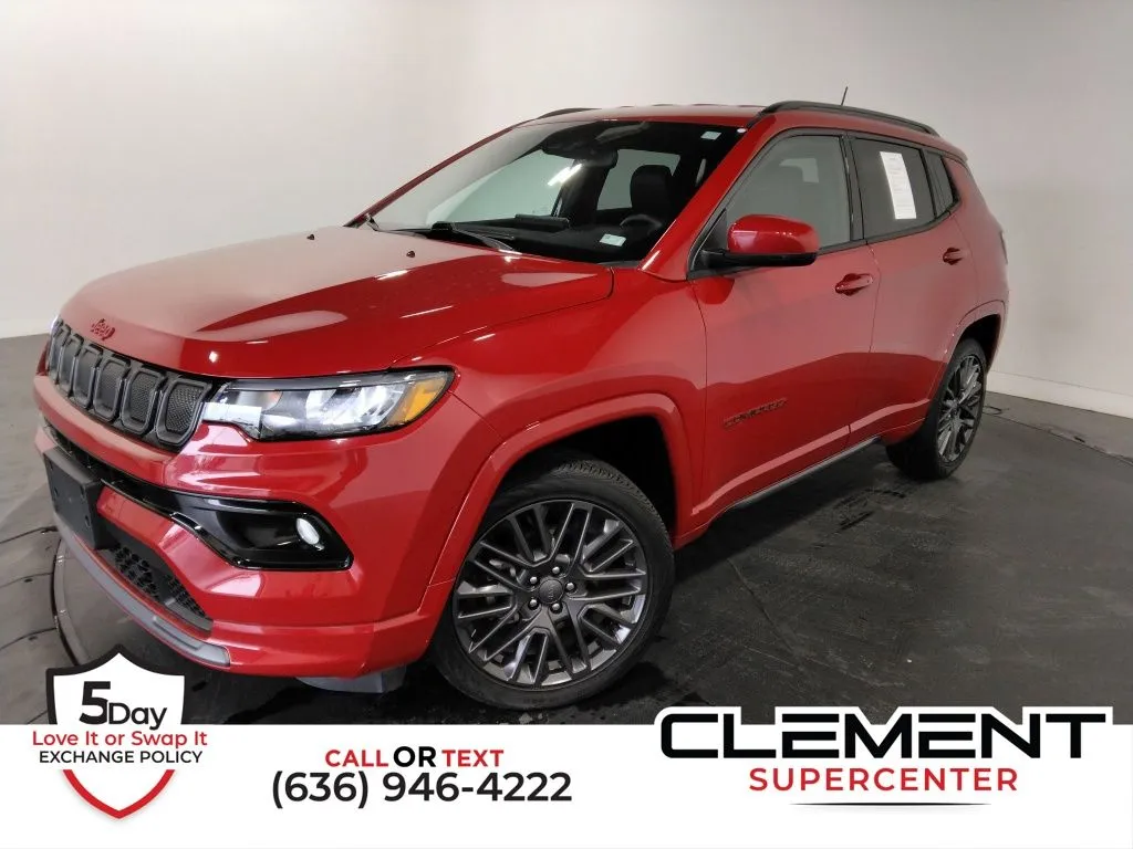 Red 2022 Jeep Compass Limited for sale in St. Charles, MO