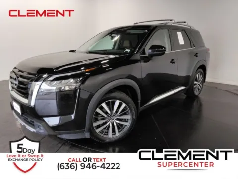 Black 2022 Nissan Pathfinder Platinum for sale in St. Charles, MO