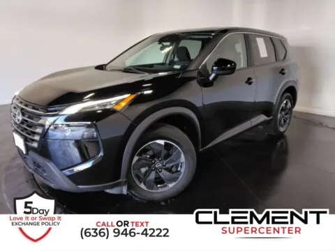 Black 2024 Nissan Rogue SV for sale in St. Charles, MO