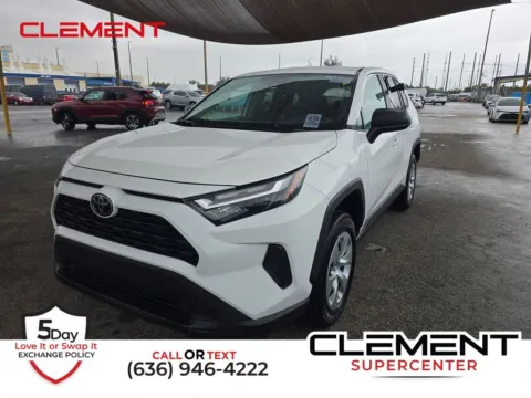 White 2023 Toyota RAV4 LE for sale in St. Charles, MO