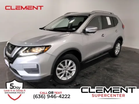 Silver 2018 Nissan Rogue SV for sale in St. Charles, MO