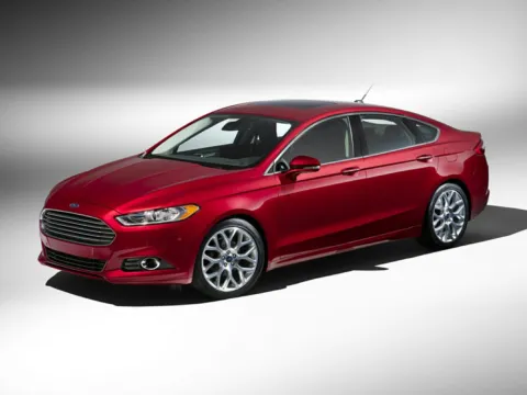 White 2014 Ford Fusion Titanium for sale in St. Charles, MO