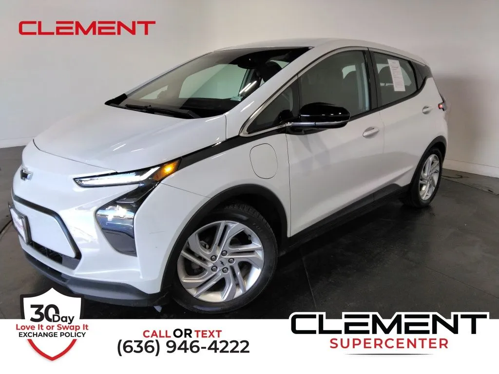 White 2023 Chevrolet Bolt EV 1LT for sale in St. Charles, MO