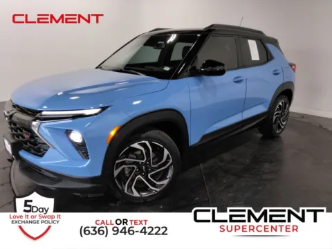 Blue 2024 Chevrolet TrailBlazer RS for sale in St. Charles, MO