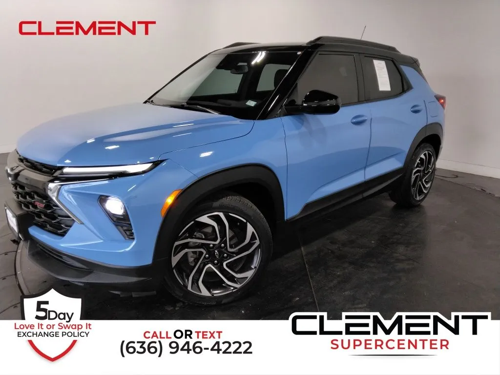 Blue 2024 Chevrolet TrailBlazer RS for sale in St. Charles, MO