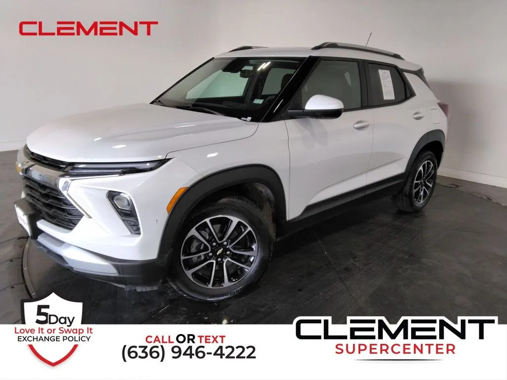 White 2025 Chevrolet TrailBlazer LT for sale in St. Charles, MO