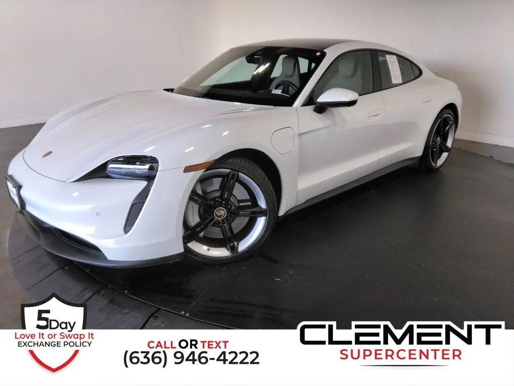 White 2022 Porsche Taycan for sale in St. Charles, MO