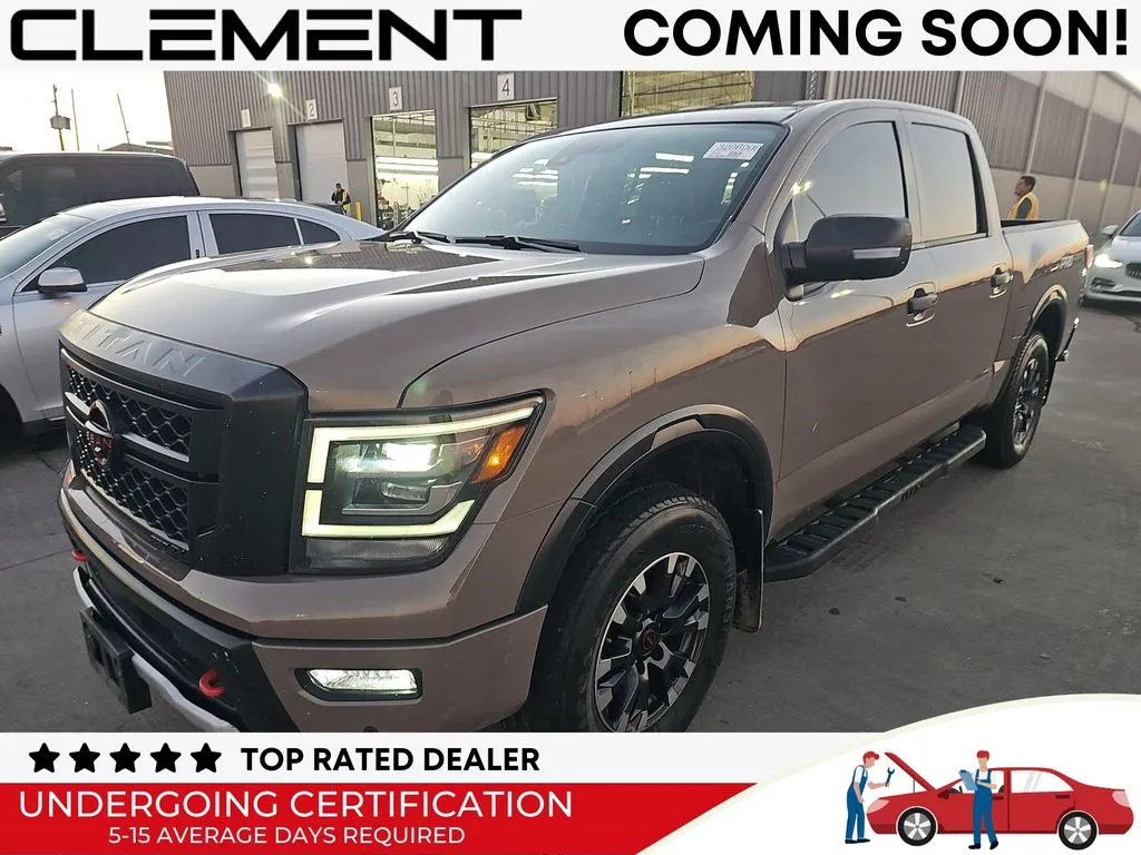 Beige 2023 Nissan Titan PRO-4X for sale in St. Charles, MO