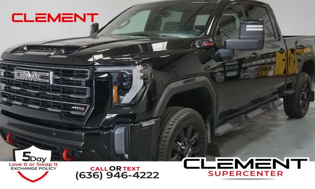 Black 2024 GMC Sierra 2500HD AT4 for sale in St. Charles, MO