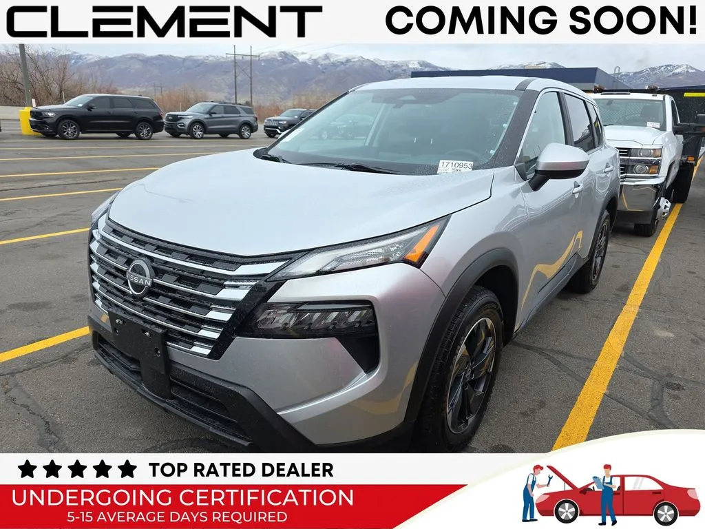 Silver 2024 Nissan Rogue SV for sale in St. Charles, MO