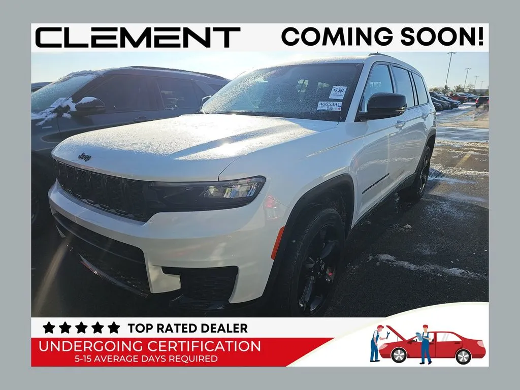 White 2023 Jeep Grand Cherokee L Altitude for sale in St. Charles, MO