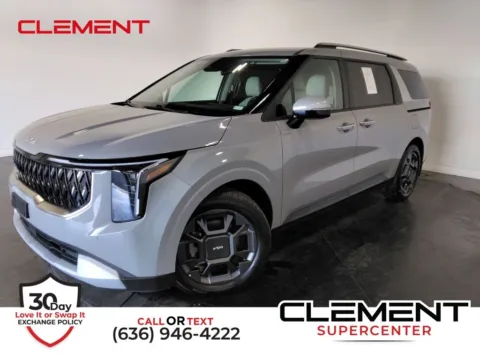 Silver 2025 Kia Carnival Hybrid EX for sale in St. Charles, MO