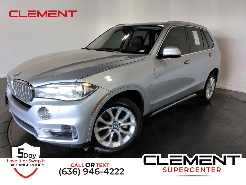 Silver 2015 BMW X5 xDrive50i for sale in St. Charles, MO