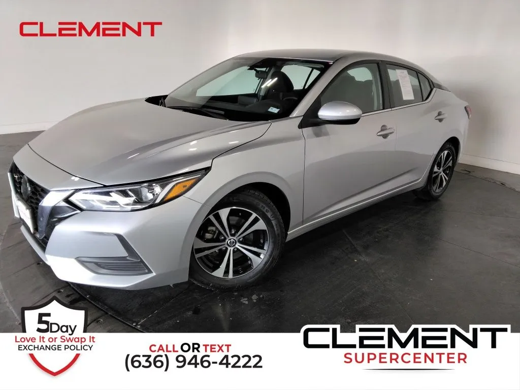 Silver 2023 Nissan Sentra SV for sale in St. Charles, MO