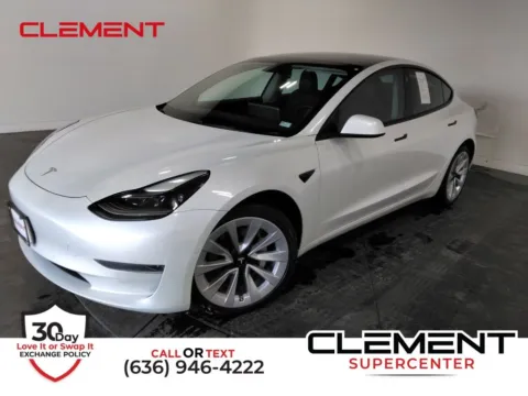 White 2021 Tesla Model 3 Standard Range Plus for sale in St. Charles, MO