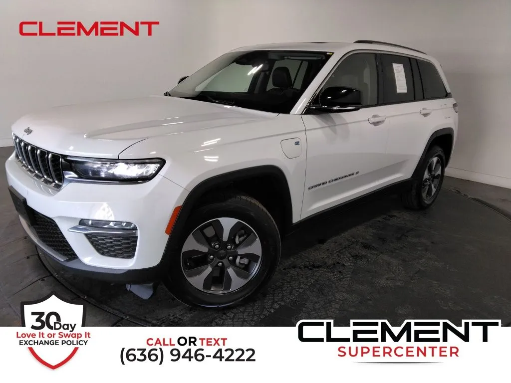 White 2022 Jeep Grand Cherokee 4xe for sale in St. Charles, MO