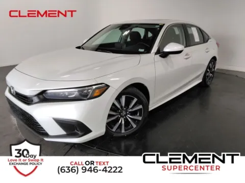 White 2023 Honda Civic EX for sale in St. Charles, MO