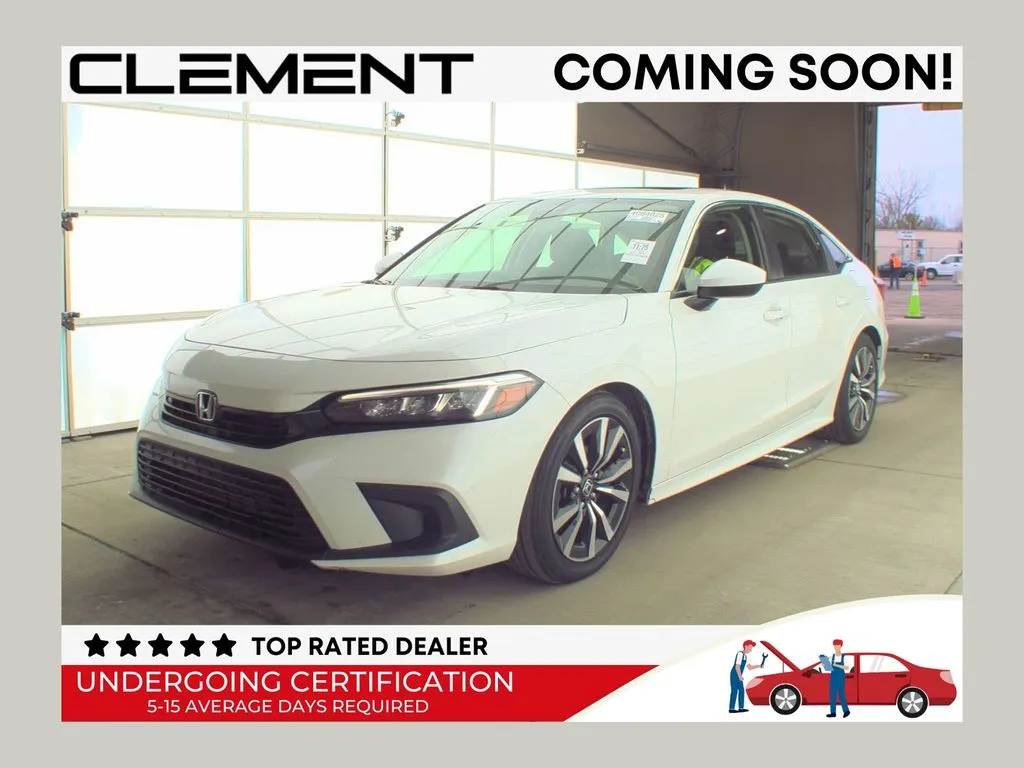 White 2023 Honda Civic EX for sale in St. Charles, MO