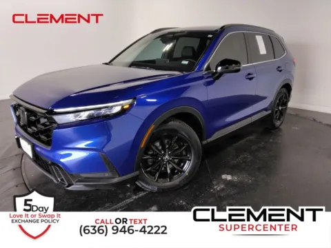 Blue 2024 Honda CR-V Hybrid Sport-L for sale in St. Charles, MO