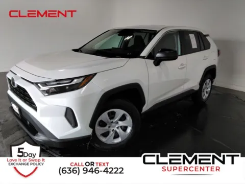 White 2024 Toyota RAV4 LE for sale in St. Charles, MO