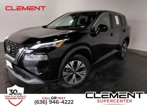 Black 2023 Nissan Rogue SV for sale in St. Charles, MO