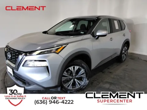 Silver 2023 Nissan Rogue SV for sale in St. Charles, MO